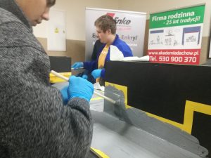 Nakładanie drugiej warstwy folii tworzywowej ENKRY